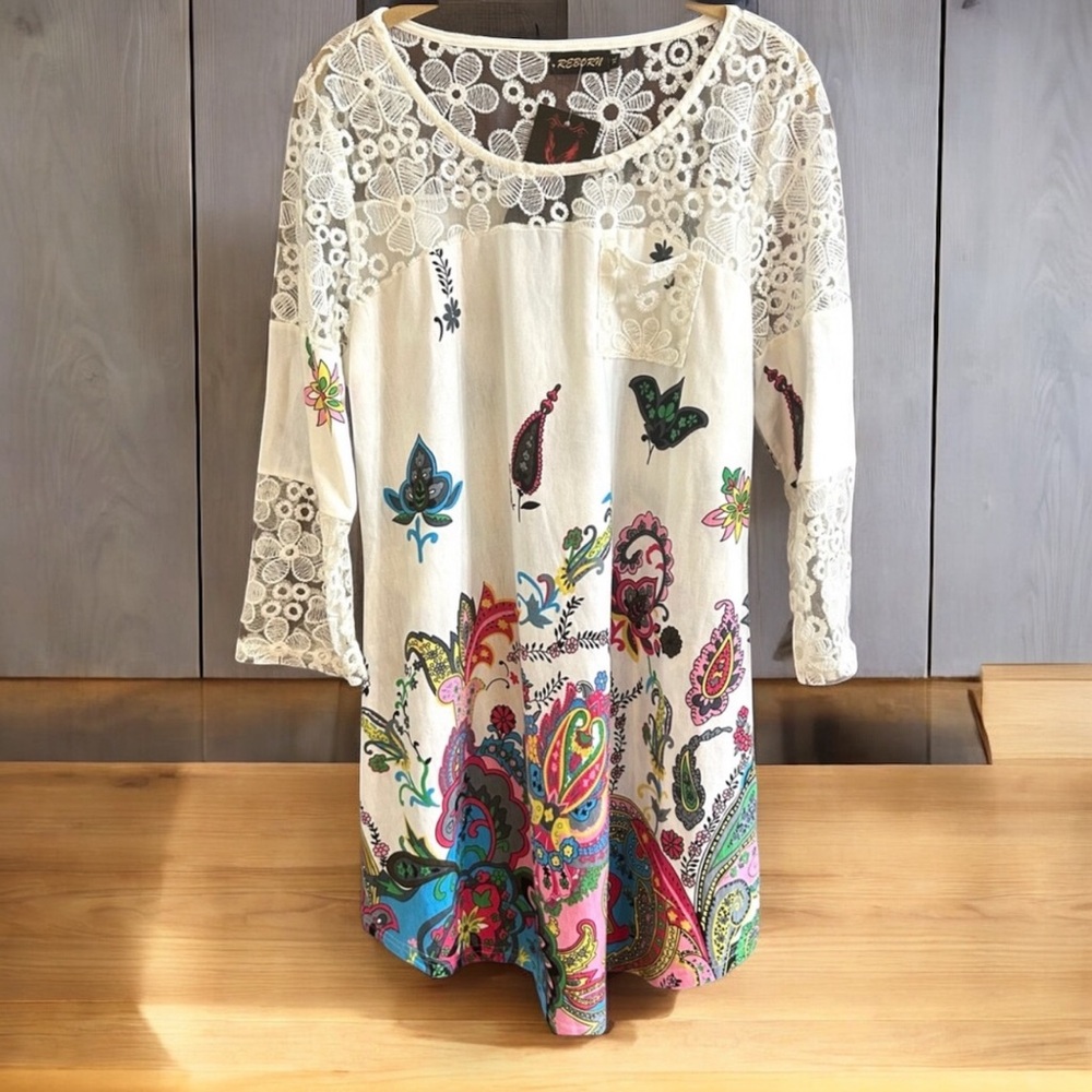 Women’s Reborn Tunic/Dress Sz XL New with Tags